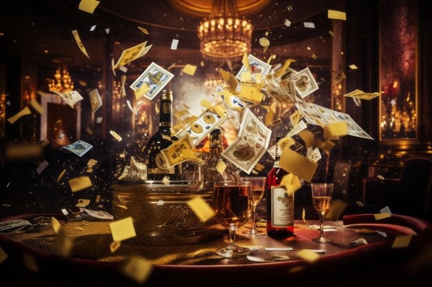 Live dealer studio with multiple camera angles showing cards and betting table